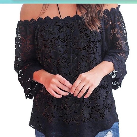 Miholl  black lace top NWOT  size XXL - Picture 10 of 12